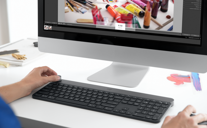 Tastatura Logitech CRAFT are de acum suport și pentru Adobe Lightroom Classic CC