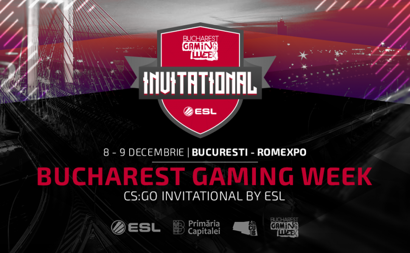 Premii de 50.000 Euro: Bucharest Gaming Week Invitational by ESL aduce în arenă echipe de CS:GO de renume internațional